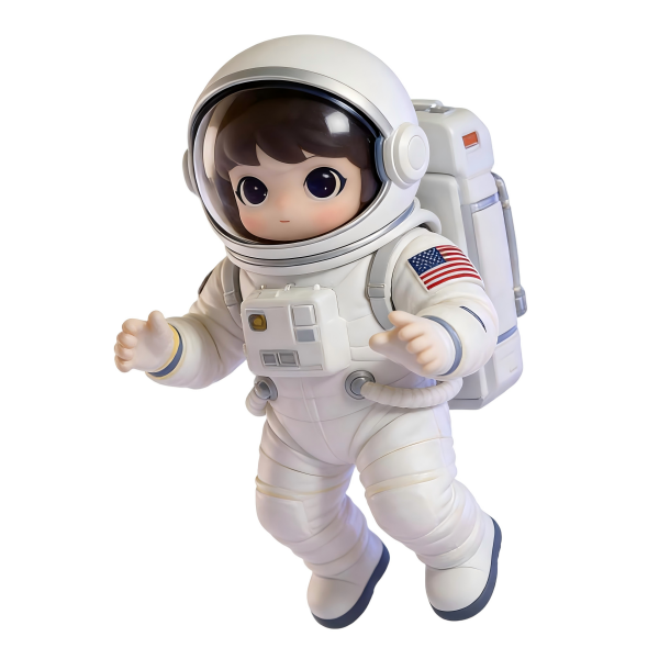 Astronaut Action Figure Anime Ornament Home Decor Desktop Dolls Model Unisex