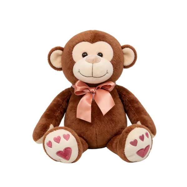 Monkey Plush Toy Figure Short Plush Stuffed Doll Custom-Made Soft Animal Toy