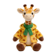 Spotted Giraffe Plush Toy Soft PP Cotton Filled Yellow Hoodie & Green Scarf Stuffed Animal Big Comforter Birthday Gift