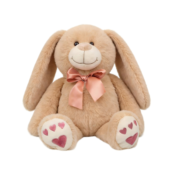 Rabbit Plush Toy Figure Short Plush Stuffed Doll Custom-Made Soft Animal Toy
